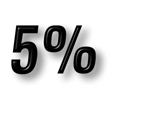 5%