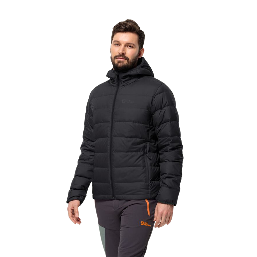 Jack Wolfskin ATHER DOWN HOODY M Black Arctic Zone