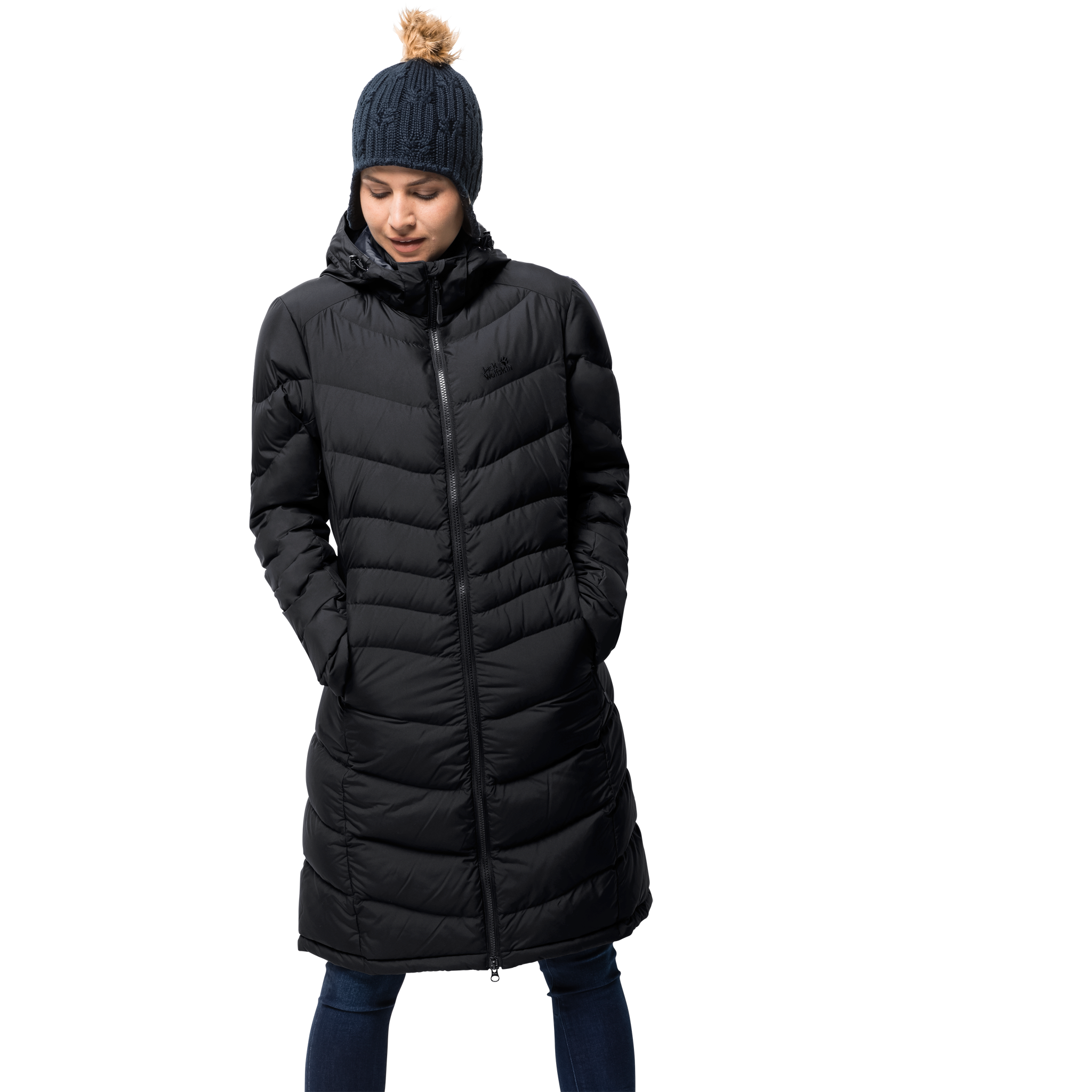 Jack Wolfskin SELENIUM COAT Black Arctic Zone