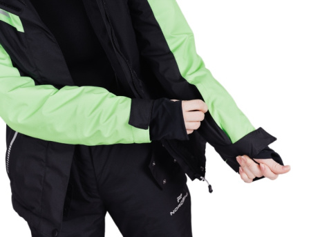 Фото куртка женская горнолыжная nordski extreme black/lime w