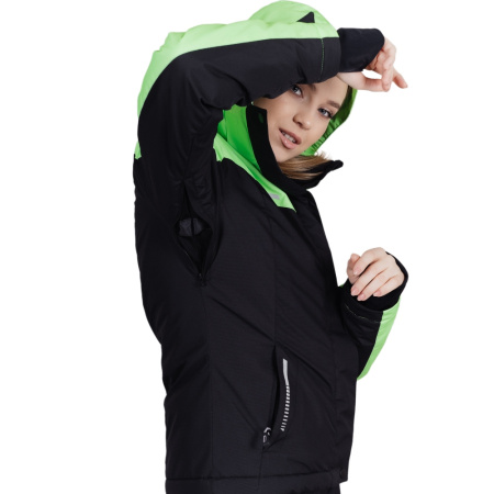 Фото куртка женская горнолыжная nordski extreme black/lime w