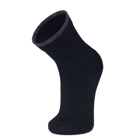 Фото носки детские norveg dry feet для мембранной обуви чёрный с серой полосой
