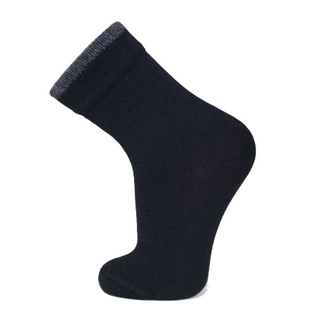 Фото носки детские norveg dry feet для мембранной обуви чёрный с серой полосой