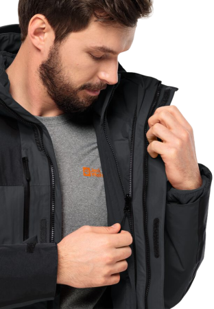 Фото куртка мужская jack wolfskin jasper 3in1 men phantom
