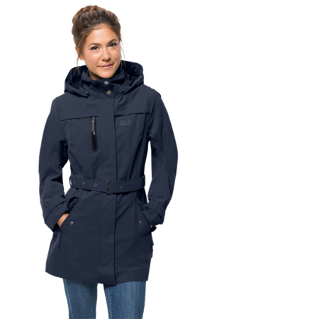 Фото куртка женская jack wolfskin kimberley coat midnight blue
