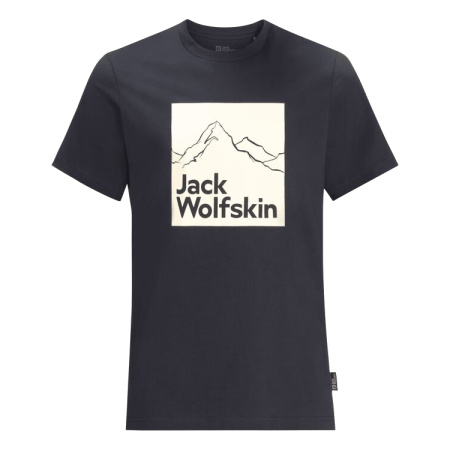 Фото футболка мужская jack wolfskin brand t night blue