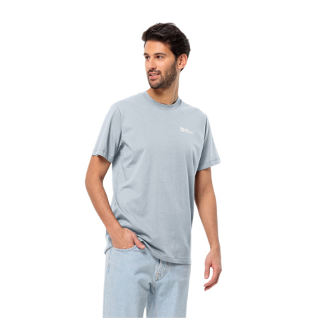 Фото футболка мужская jack wolfskin essential t m soft blue