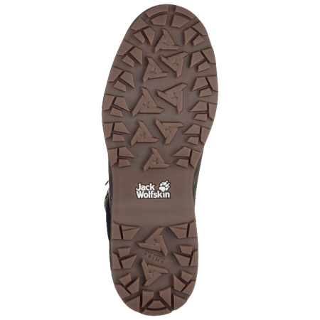Фото ботинки мужские jack wolfskin jack tex mid dark steel/black