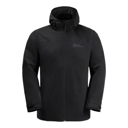 Фото куртка мужская jack wolfskin taubenberg 3in1 jkt m black