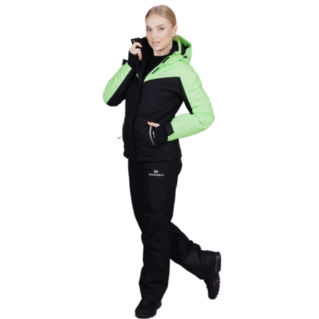 Фото куртка женская горнолыжная nordski extreme black/lime w
