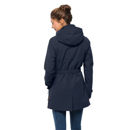 Фото куртка женская jack wolfskin kimberley coat midnight blue
