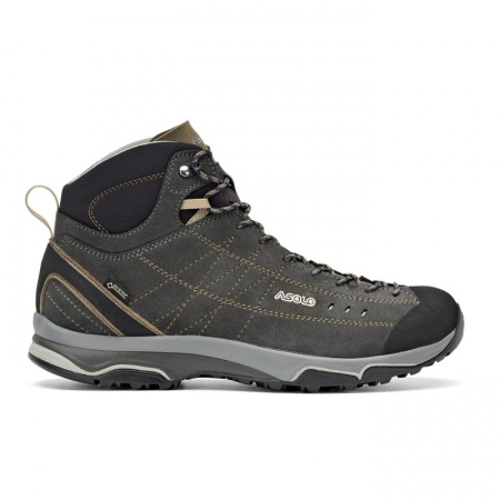 Фото ботинки мужские asolo hiking nucleon mid gv graphite/brown