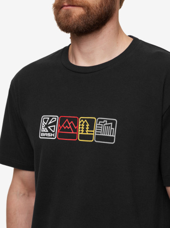 Фото футболка унисекс symbols черный bask