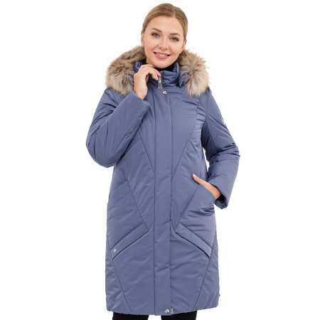 Фото куртка женская зимняя limolady 3260е серо-голубой