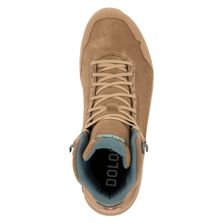 Фото ботинки женские dolomite w's carezza leather mid warm nude pink