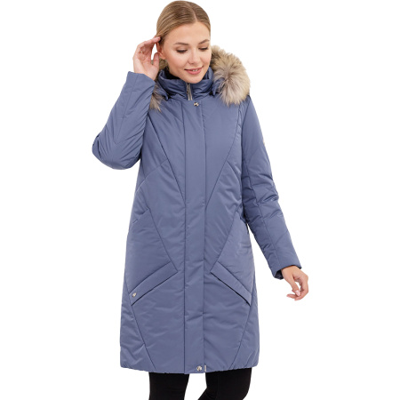 Фото куртка женская зимняя limolady 3260е серо-голубой