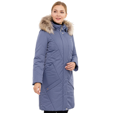 Фото куртка женская зимняя limolady 3260е серо-голубой