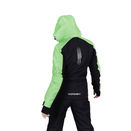 Фото куртка женская горнолыжная nordski extreme black/lime w