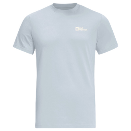 Фото футболка мужская jack wolfskin essential t m soft blue