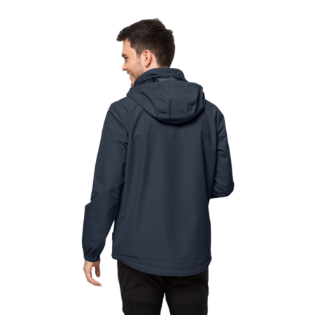 Фото куртка мужская jack wolfskin stormy point 2l jkt m nigth blue