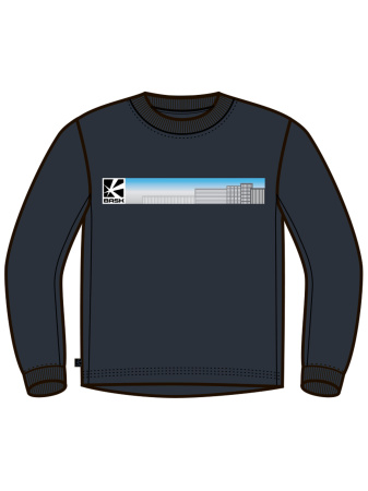 Фото футболки city line ls синий bask