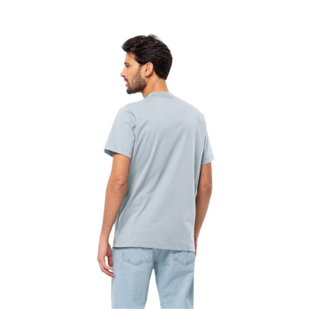 Фото футболка мужская jack wolfskin essential t m soft blue