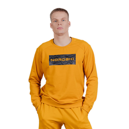 Фото свитшот мужской nordski simple logo bronze